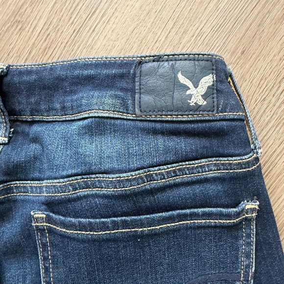 American Eagle Outfitters Dark Blue Denim Jeans - Picture 5 of 5